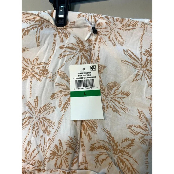 1. State Womens Etched Palm Ruffle Mini Skirt L - Picture 4 of 9